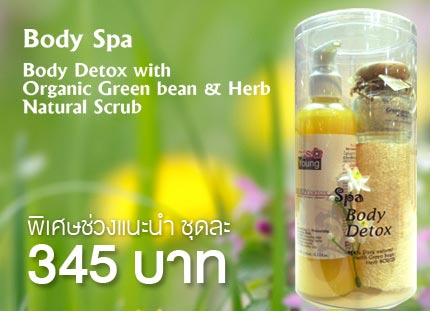 ชุดสปาผิวกาย Spa Body Detox